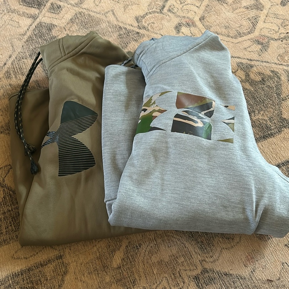 2 youth small Under Armour hoodies
